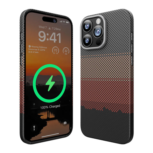 memumi iPhone 16 Pro MagSafe Case | Carbon Fibre