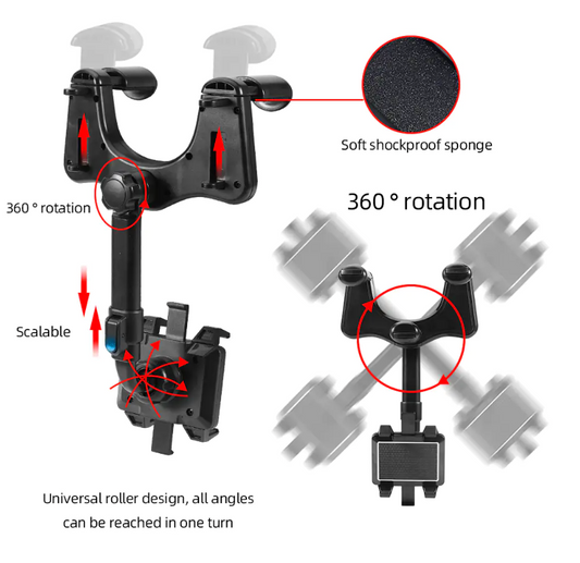 360° Rotatable Smart Phone Car Holder 2.0